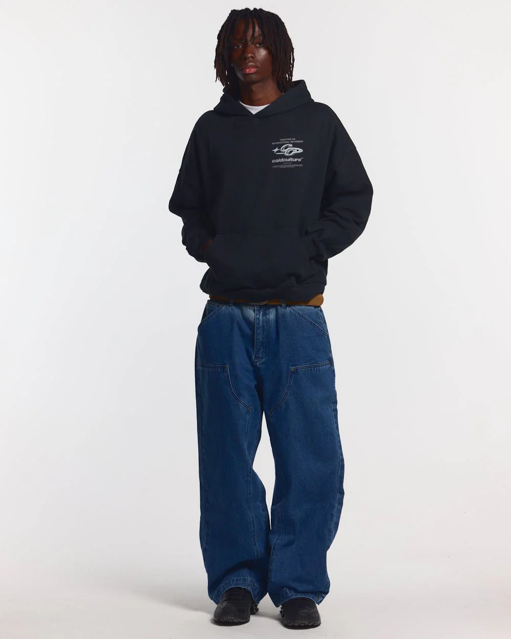 SPARKLY HOODIE BLACK - Image 4