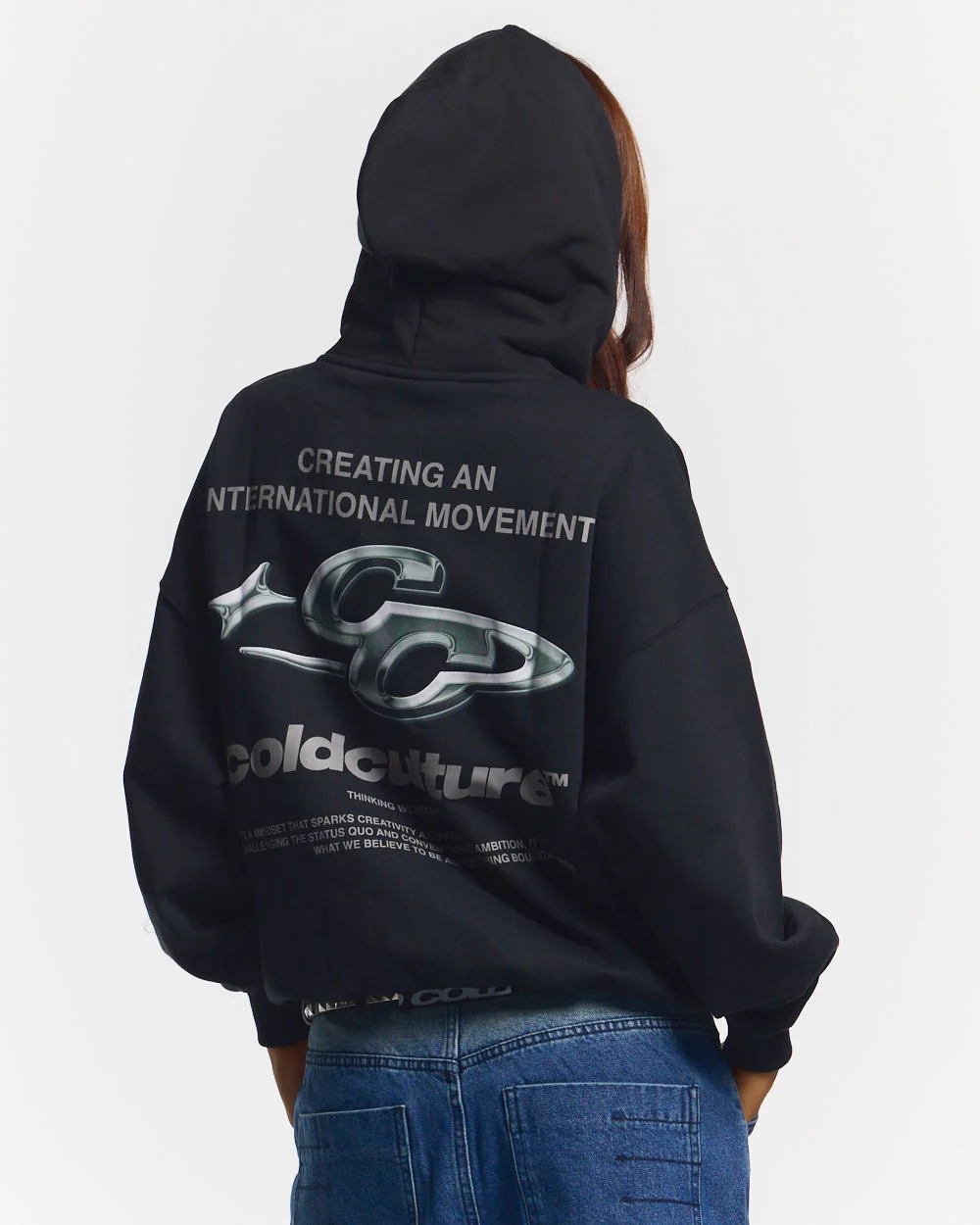 SPARKLY HOODIE BLACK - Image 5