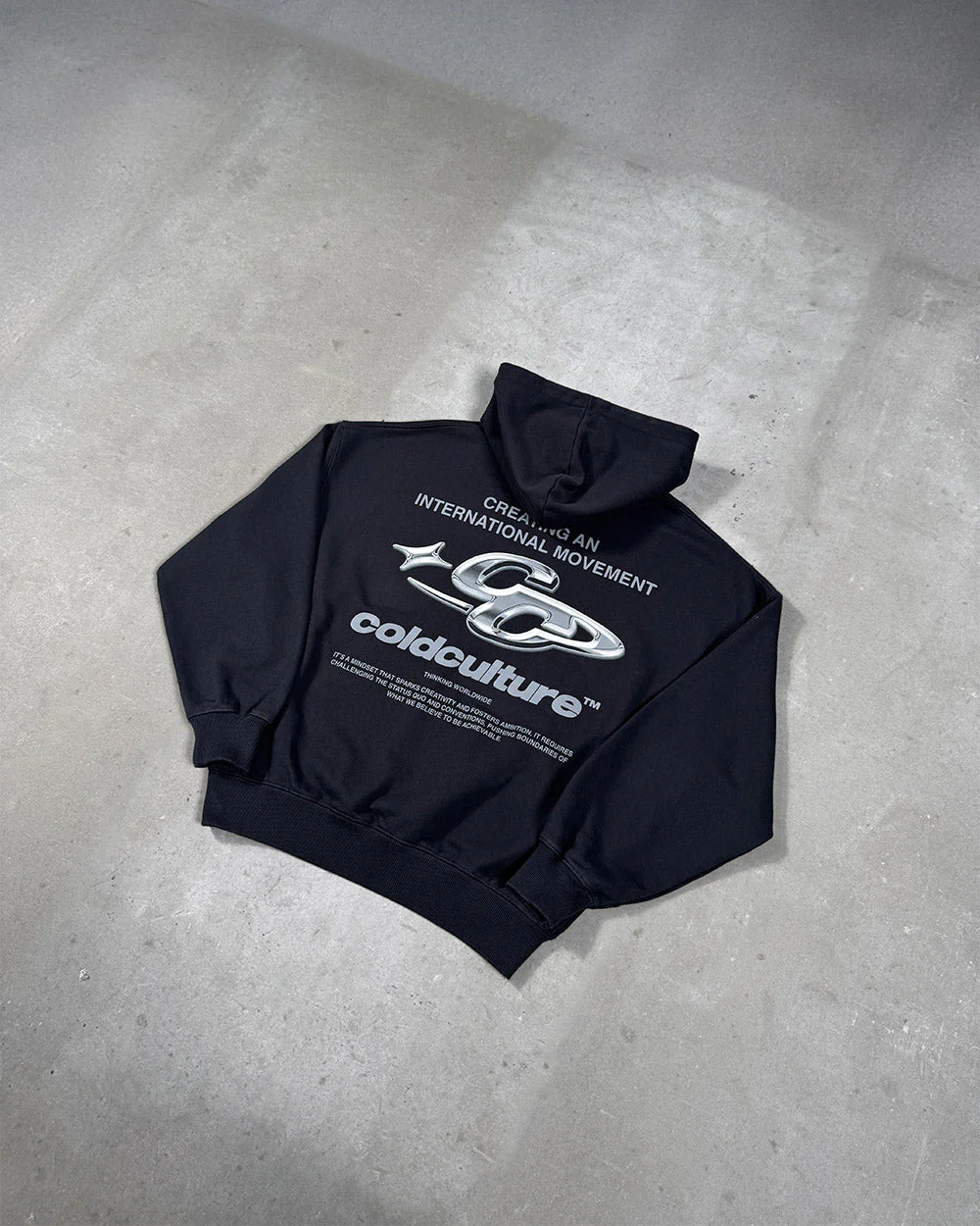 SPARKLY HOODIE BLACK - Image 9