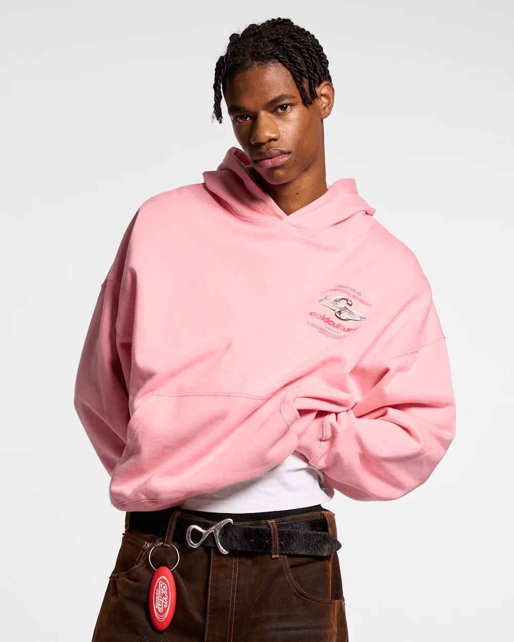 SPARKLY HOODIE PINK - Image 4