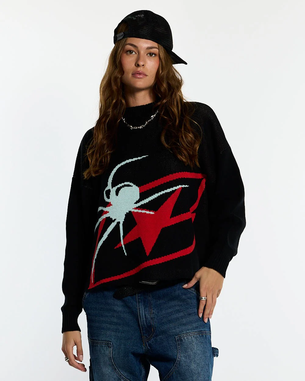 SPIDER KNIT BLACK - Image 5