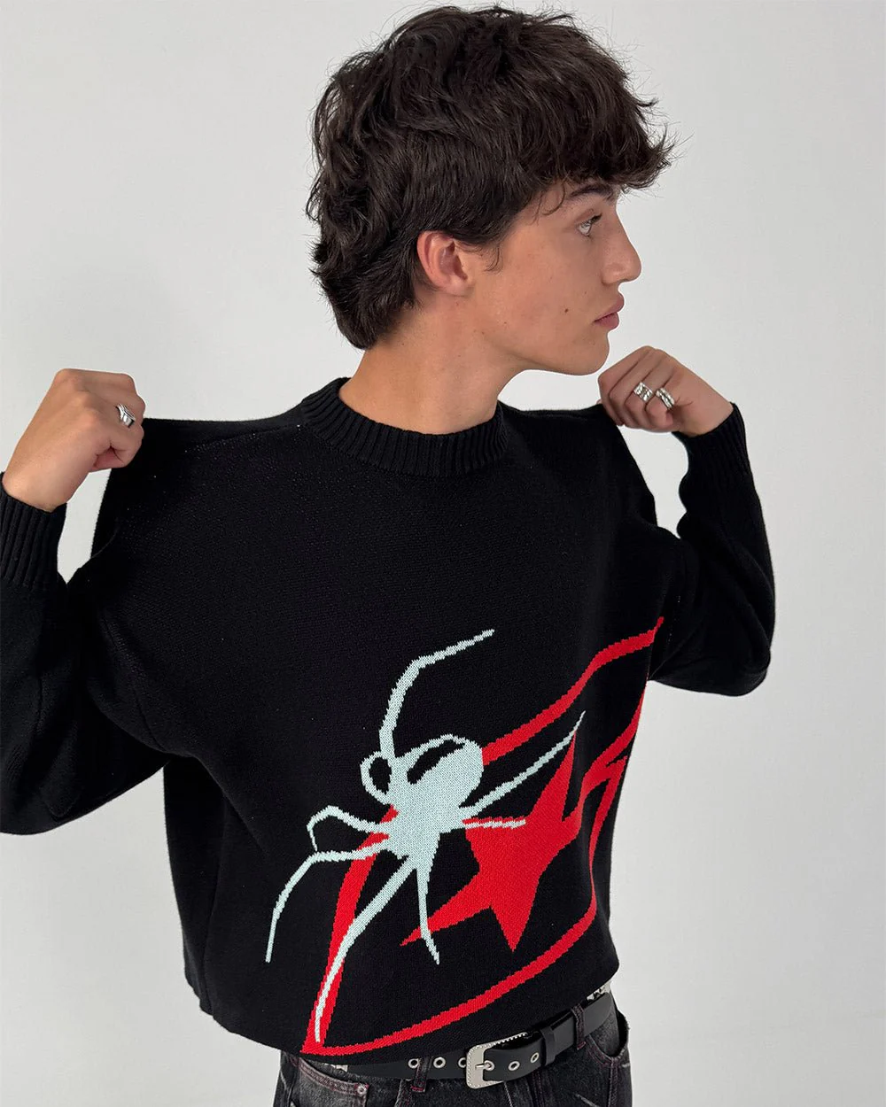 SPIDER KNIT BLACK - Image 7