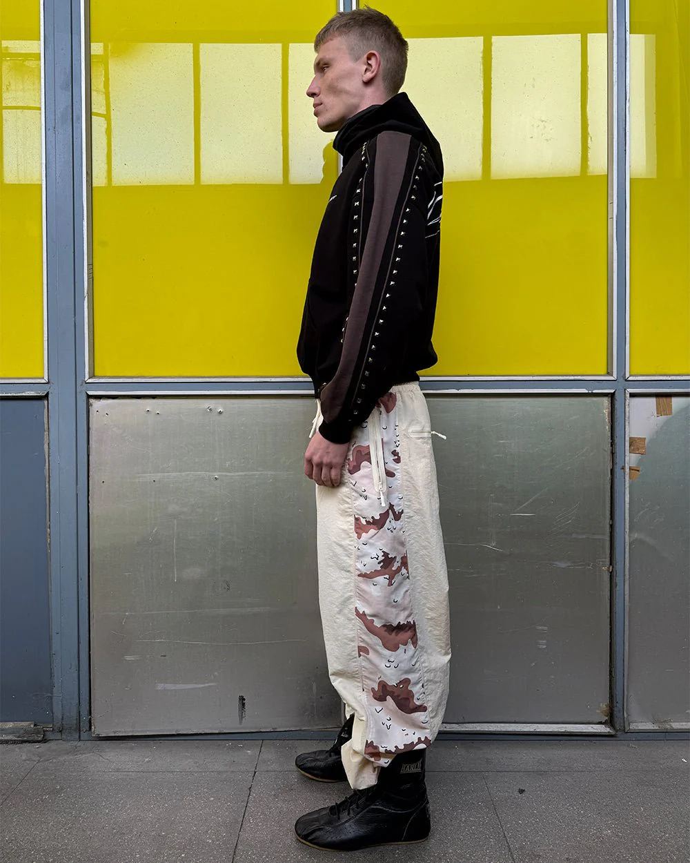 SPIDER PANTS BEIGE & CAMO - Image 10