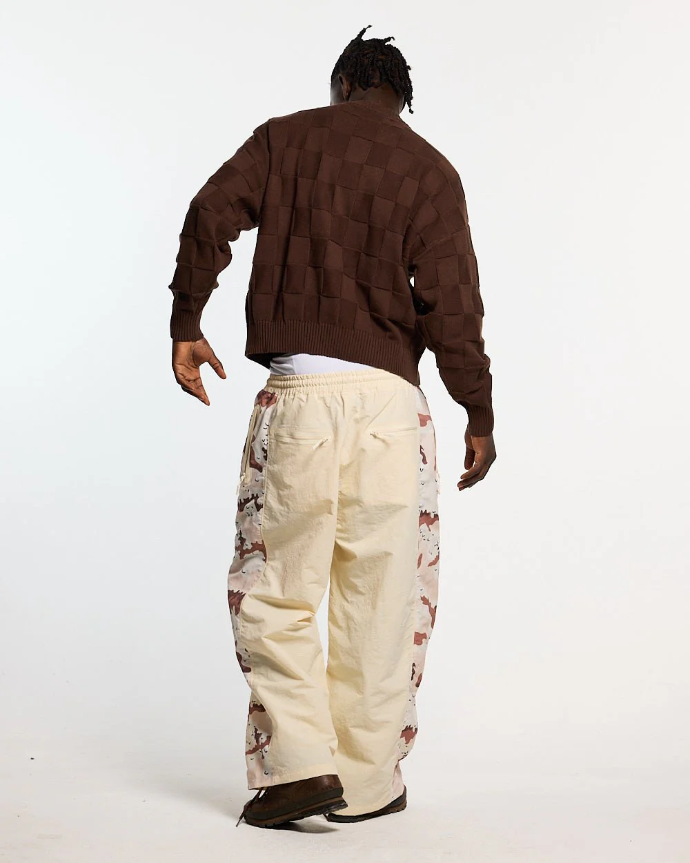 SPIDER PANTS BEIGE & CAMO - Image 6