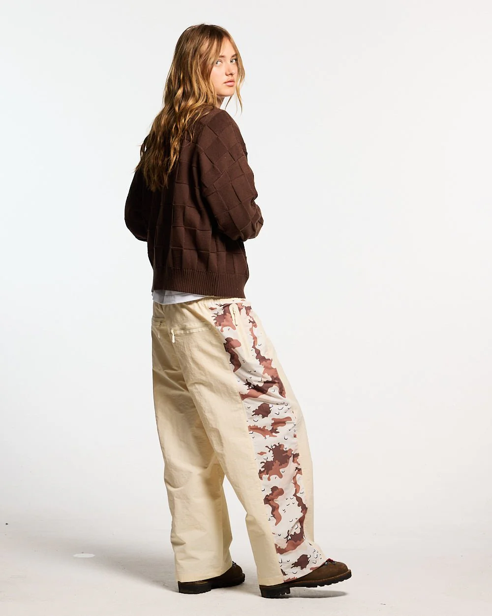 SPIDER PANTS BEIGE & CAMO - Image 8