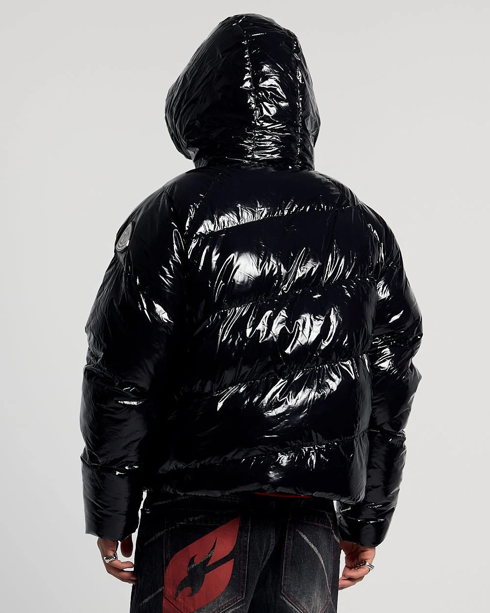 SPIRAL PUFFER GLOSSY BLACK - Image 4