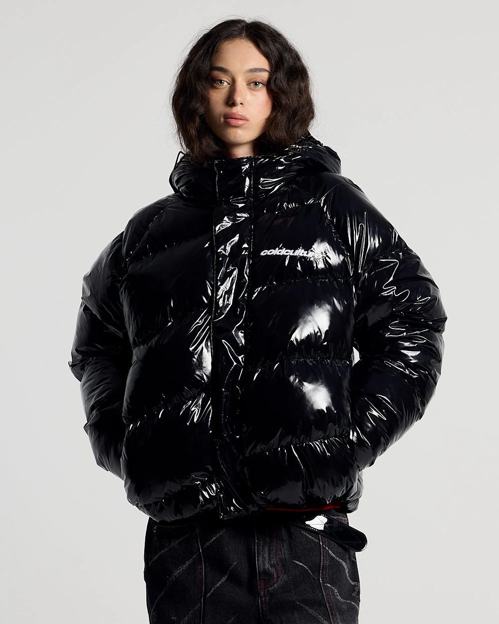 SPIRAL PUFFER GLOSSY BLACK - Image 5
