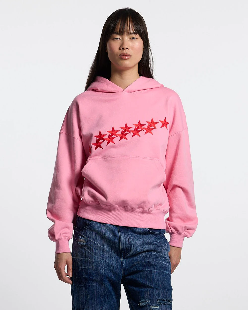 STARS HOODIE PANTHER PINK - Image 5