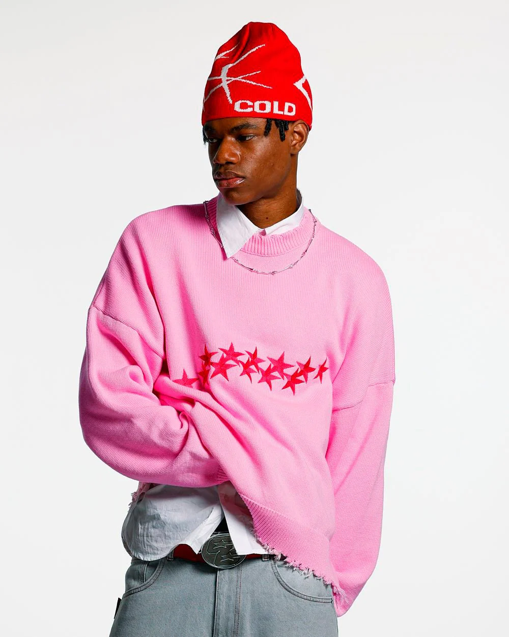 STARS KNIT PINK - Image 3
