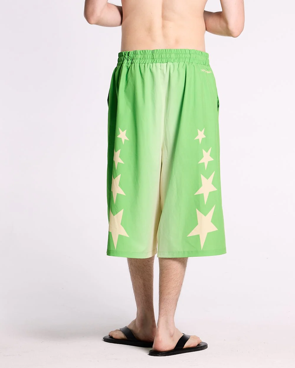 STARS WIDE SWIM SHORTS GREEN - Image 4