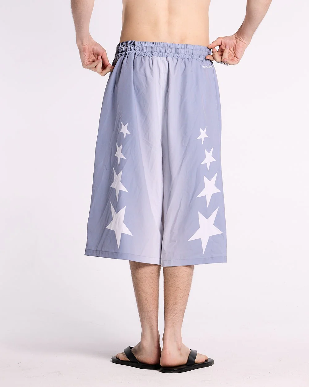 STARS WIDE SWIM SHORTS LILAC - Image 4