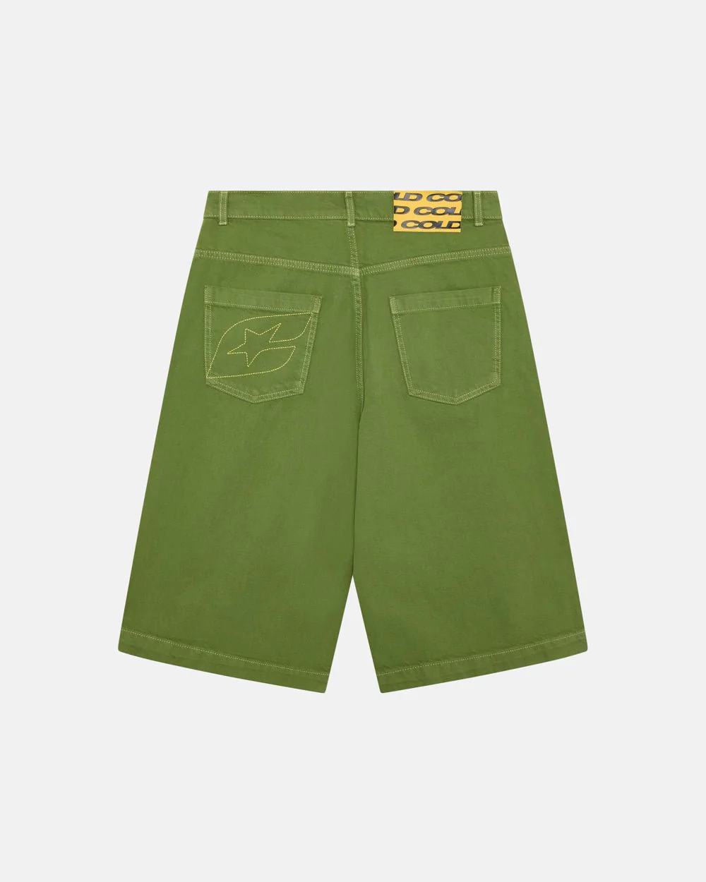 STITCHING JORTS CACTUS GREEN - Image 2