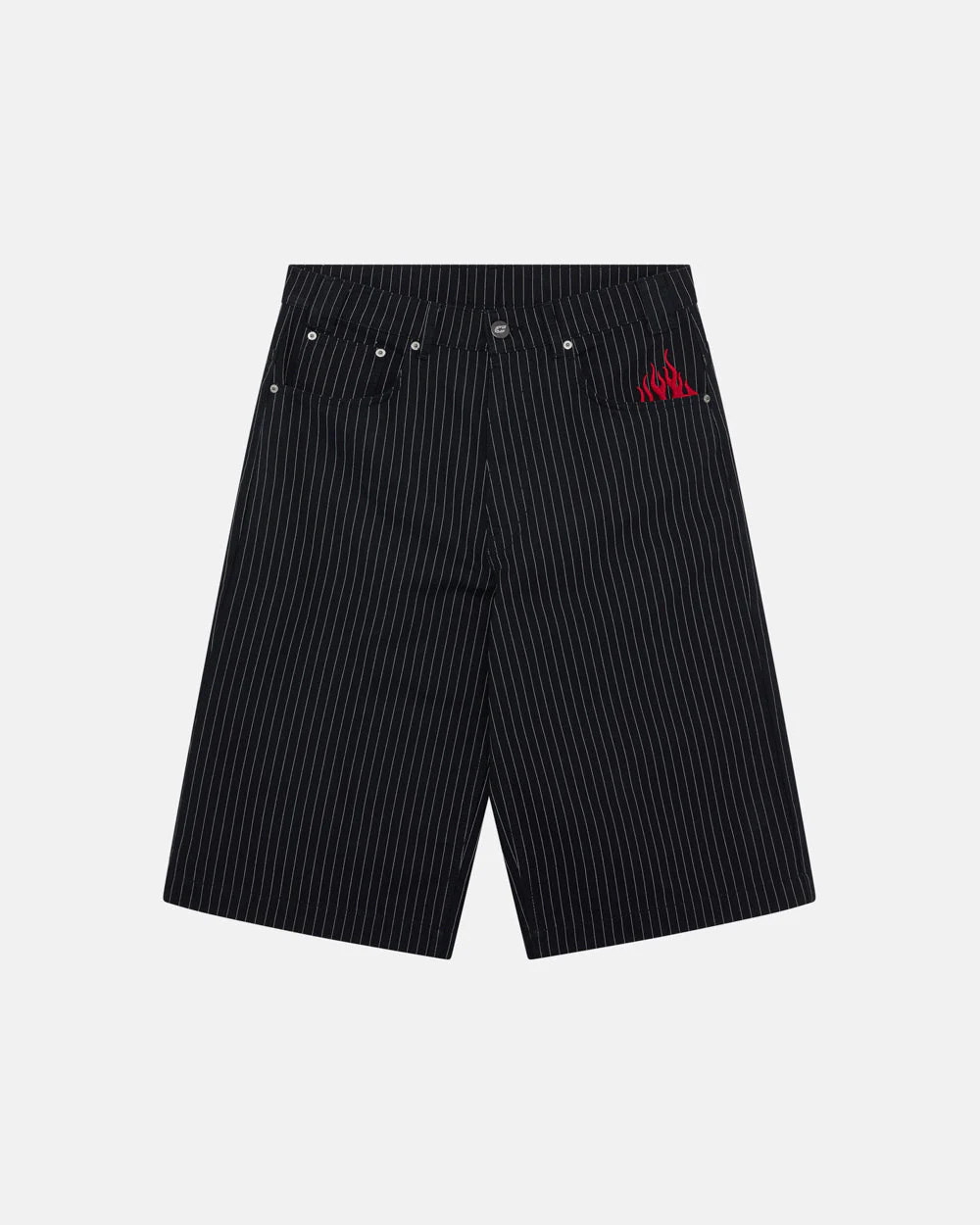 STRIPE FADE JORTS BLACK - Image 2