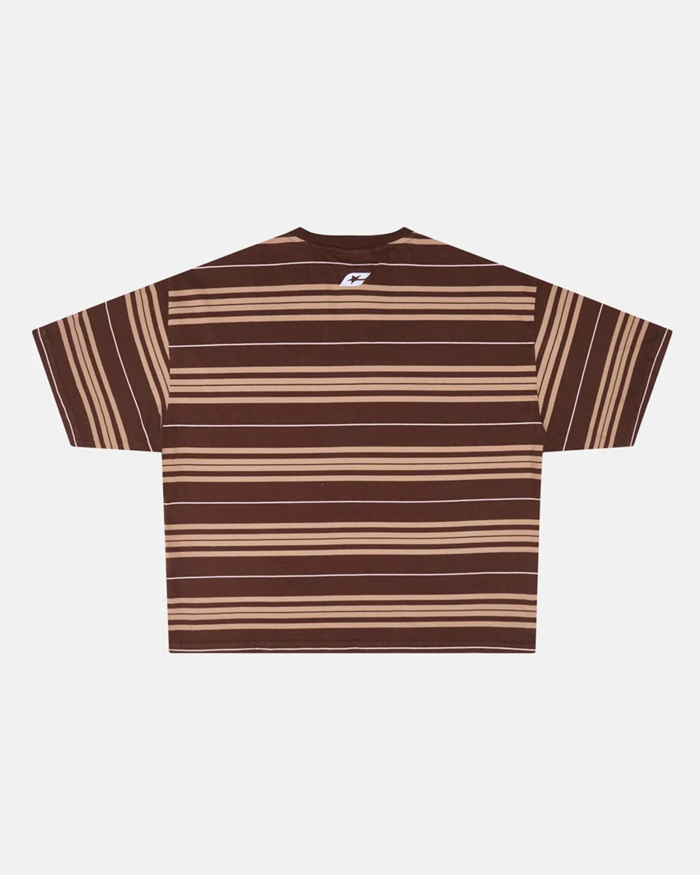 STRIPED TEE BROWN-PINK - Image 3