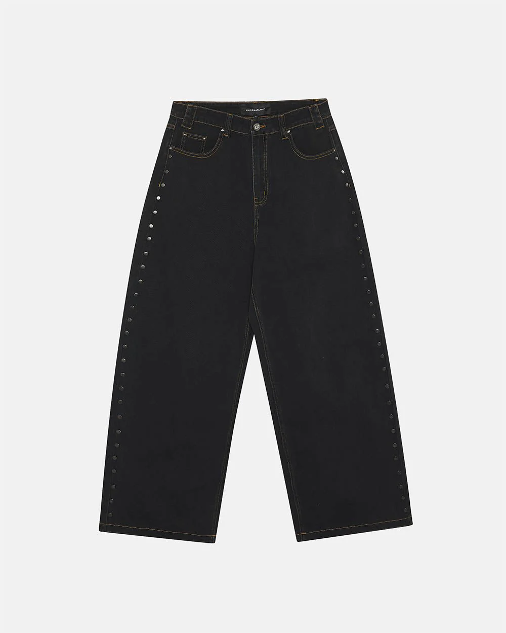 STUDS PANTS BLACK DENIM - Image 2