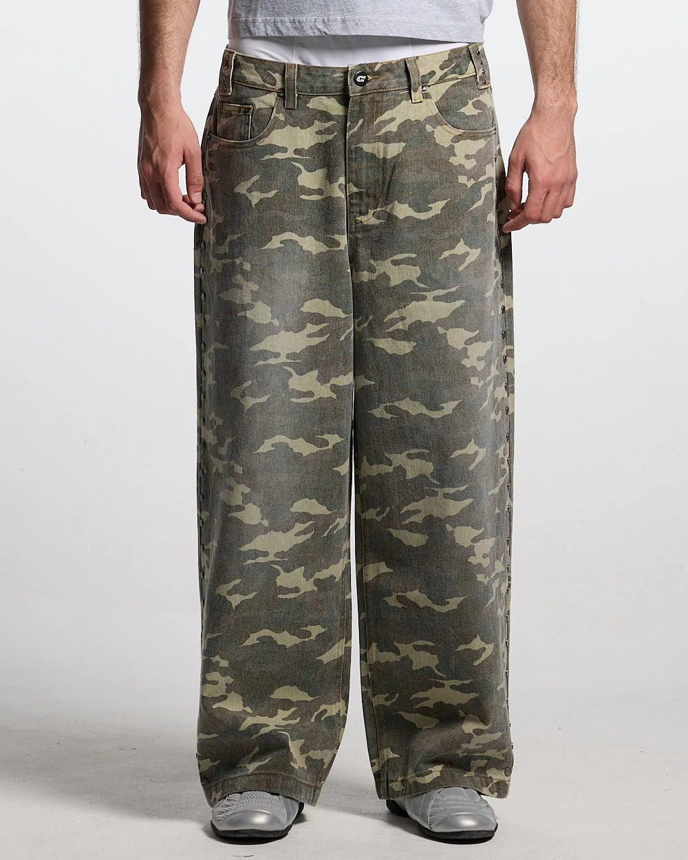 STUDS PANTS CAMO - Image 3
