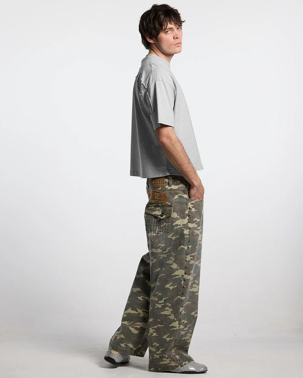 STUDS PANTS CAMO - Image 6