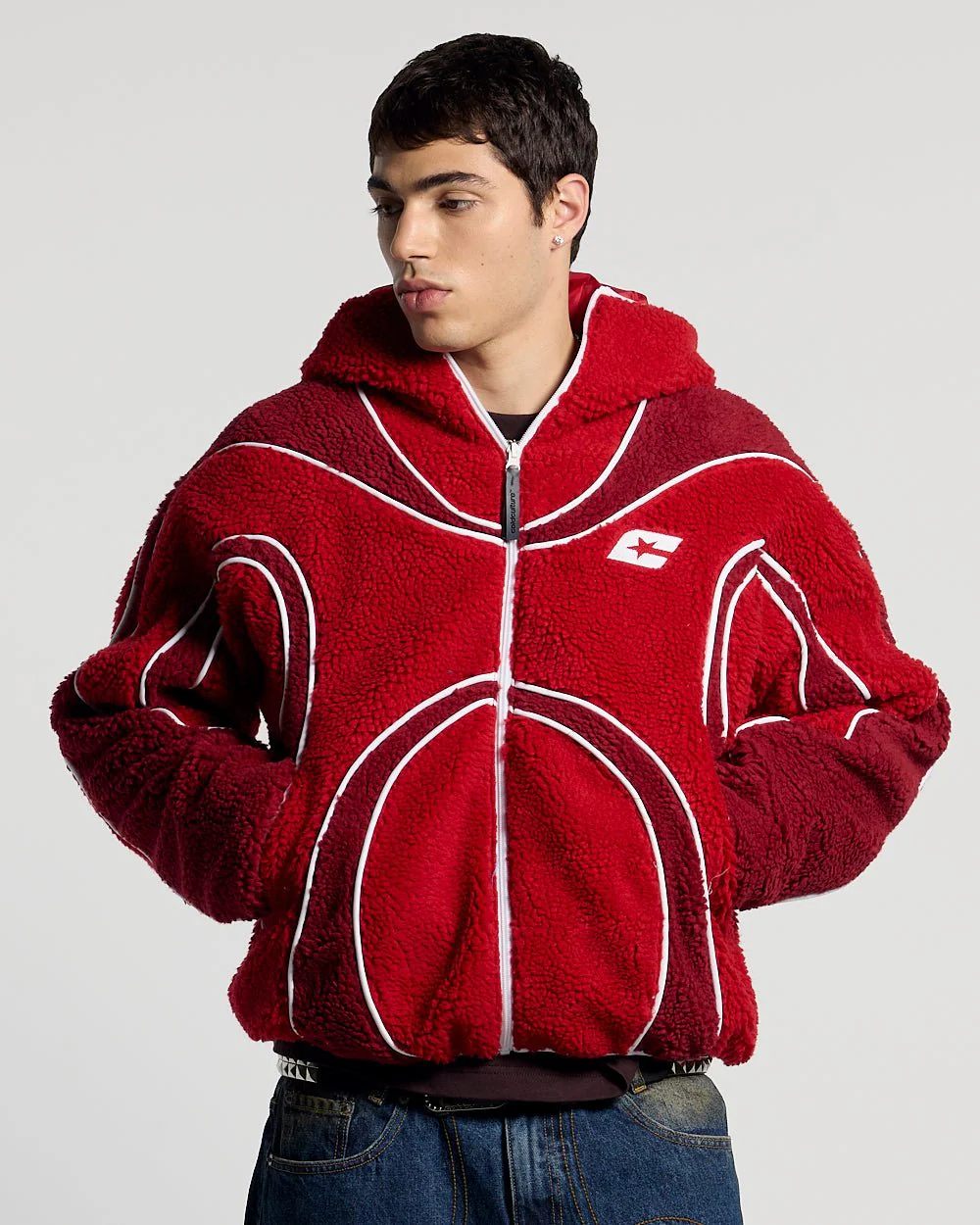 TAKE OFF FLEECE RED - Image 3