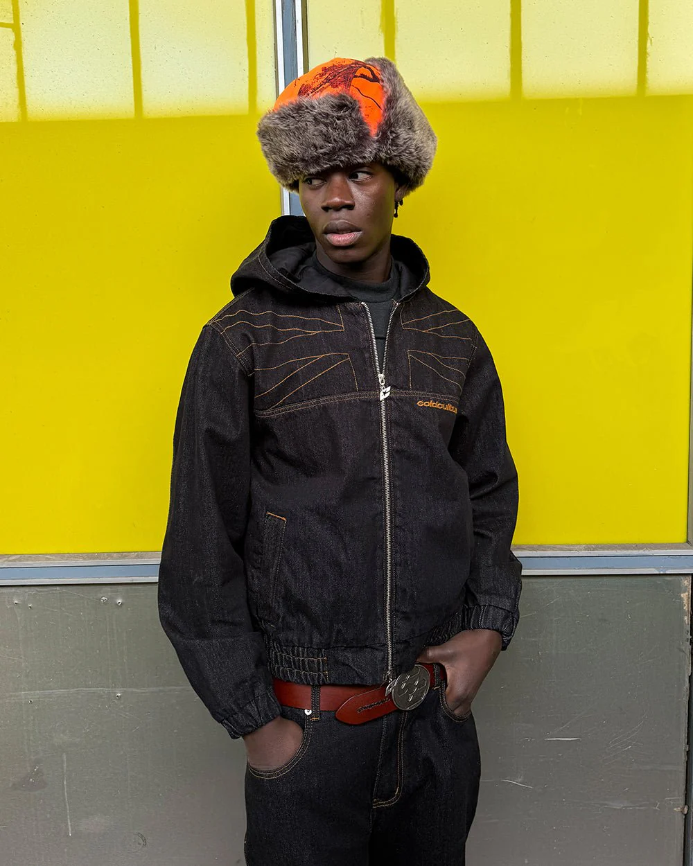TOP BOY JACKET BLACK DENIM - Image 7