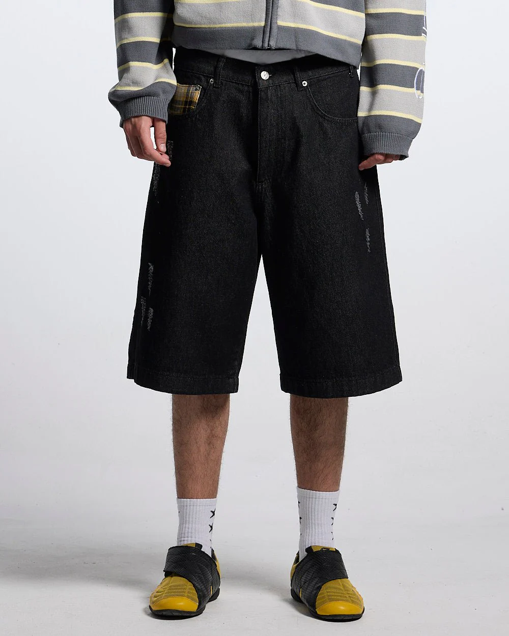 TOXIC SHORTS BLACK DENIM - Image 3