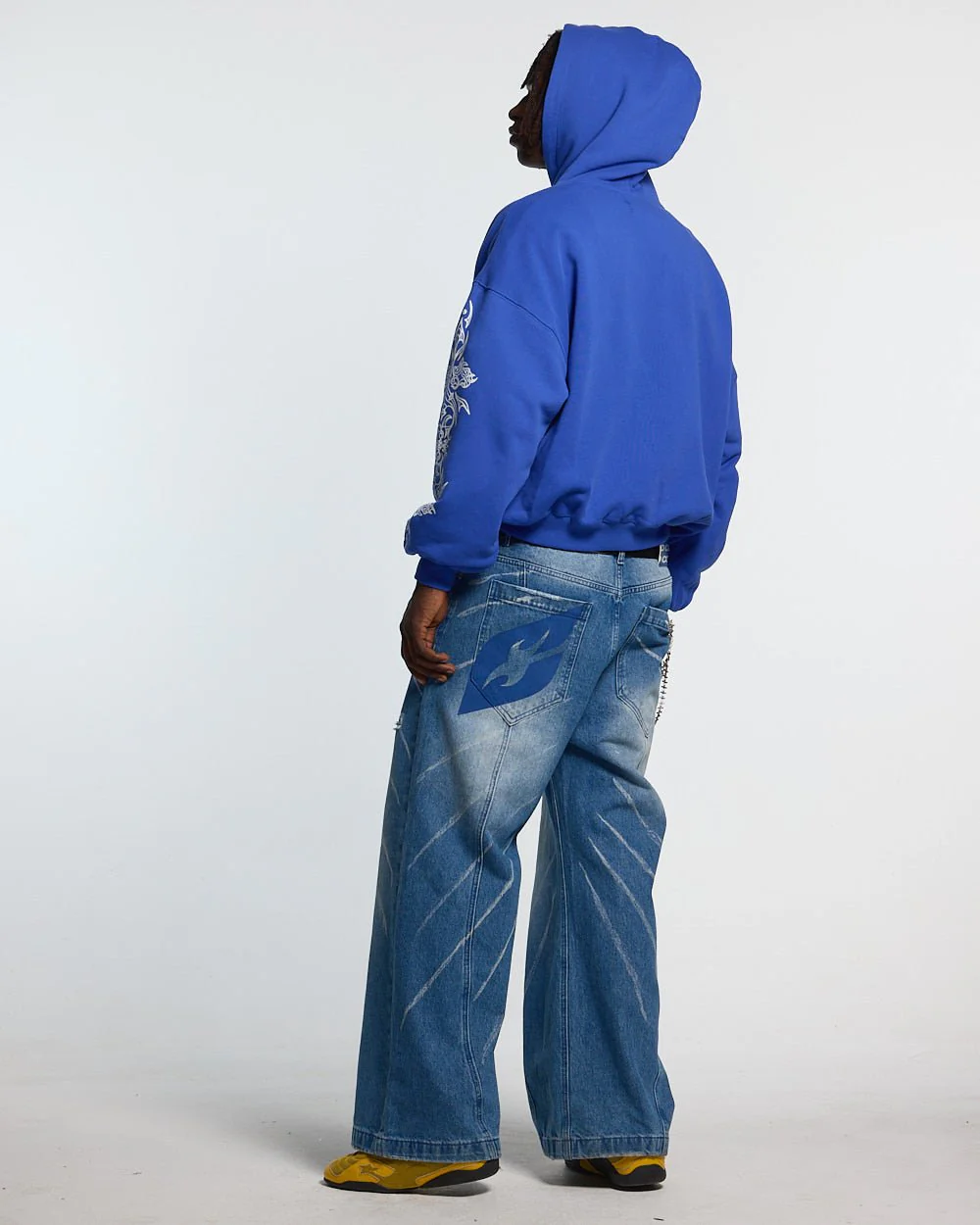 TRIBAL HOODIE BLUE - Image 4