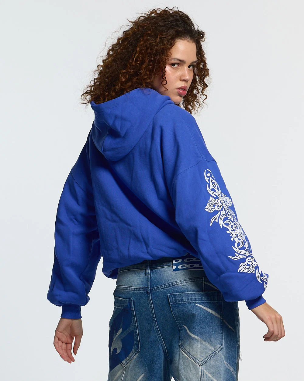 TRIBAL HOODIE BLUE - Image 6