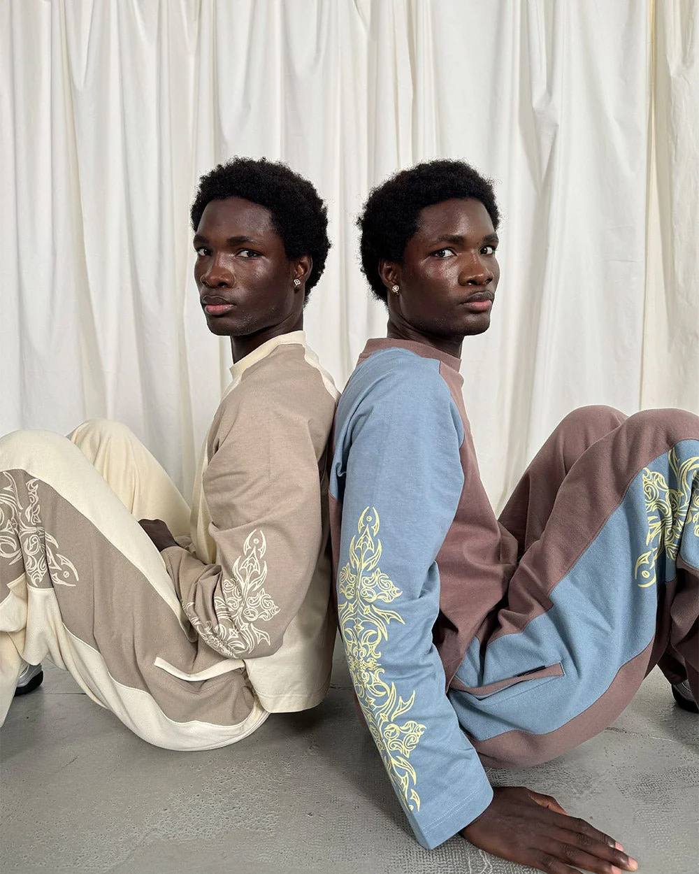 TRIBAL LONGSLEEVE BROWN & BLUE - Image 7