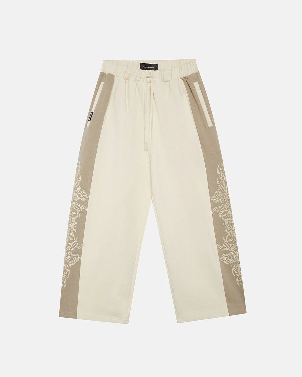 TRIBAL SWEATPANTS GREY & OFF WHITE - Image 2