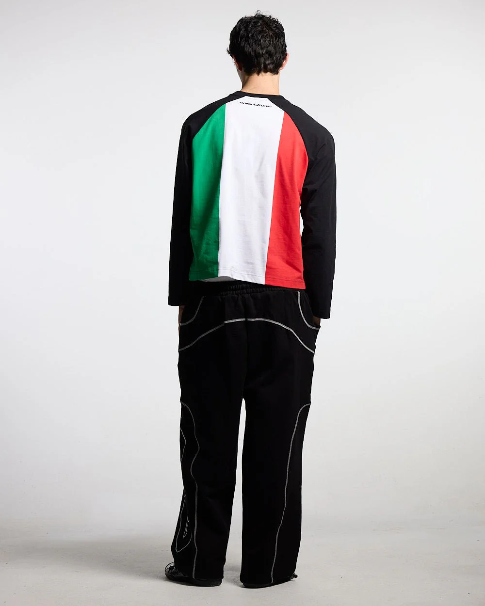TRICOLORE LONGSLEEVE BLACK - Image 4