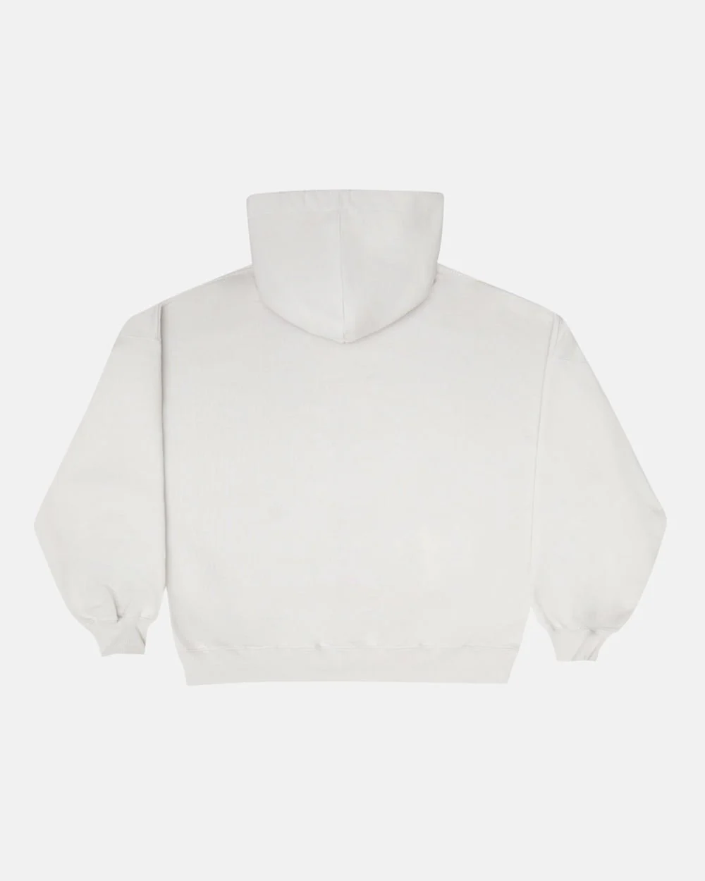SCRIPT HOODIE LIGHT GREY - Image 3