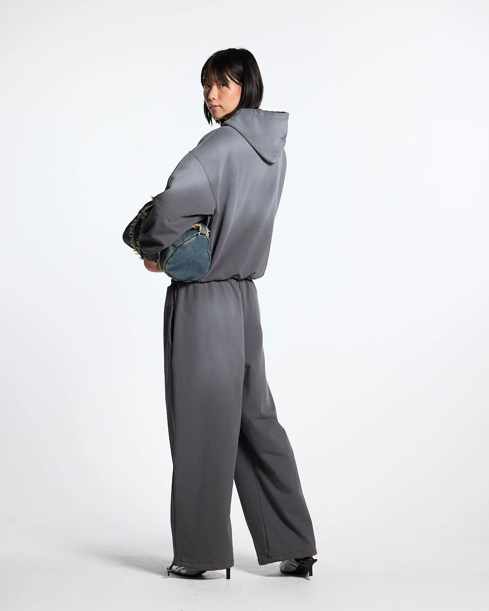 SCRIPT SWEATPANTS ANTRACITE GREY - Image 6