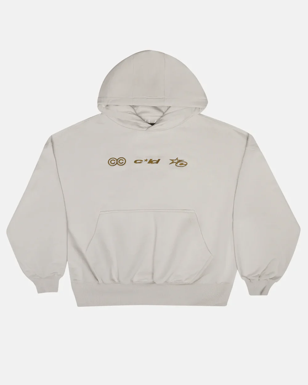 VERTICAL HOODIE LIGHT GREY - Image 3