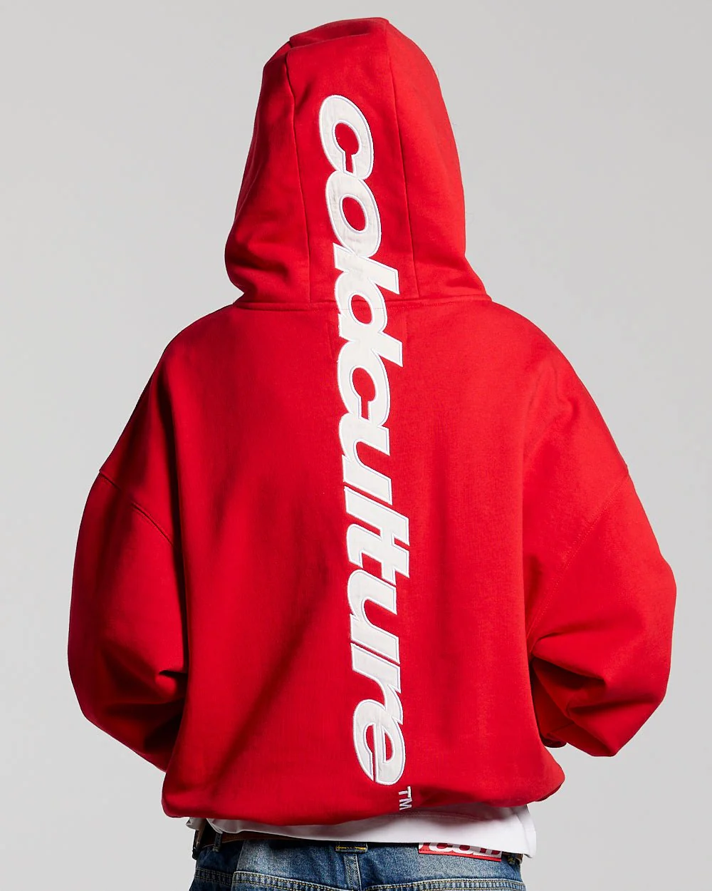VERTICAL HOODIE RED - Image 5