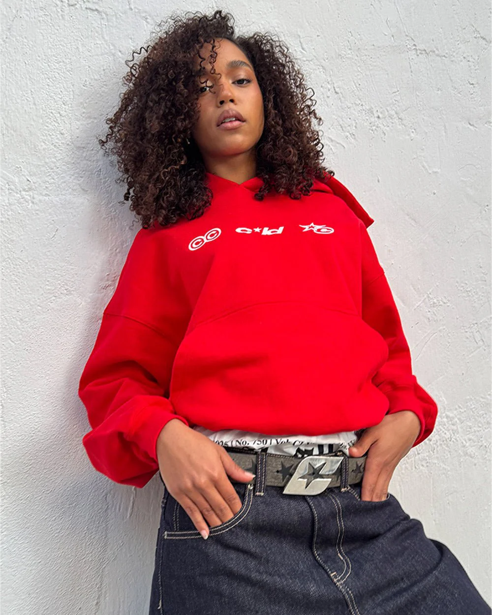 VERTICAL HOODIE RED - Image 8