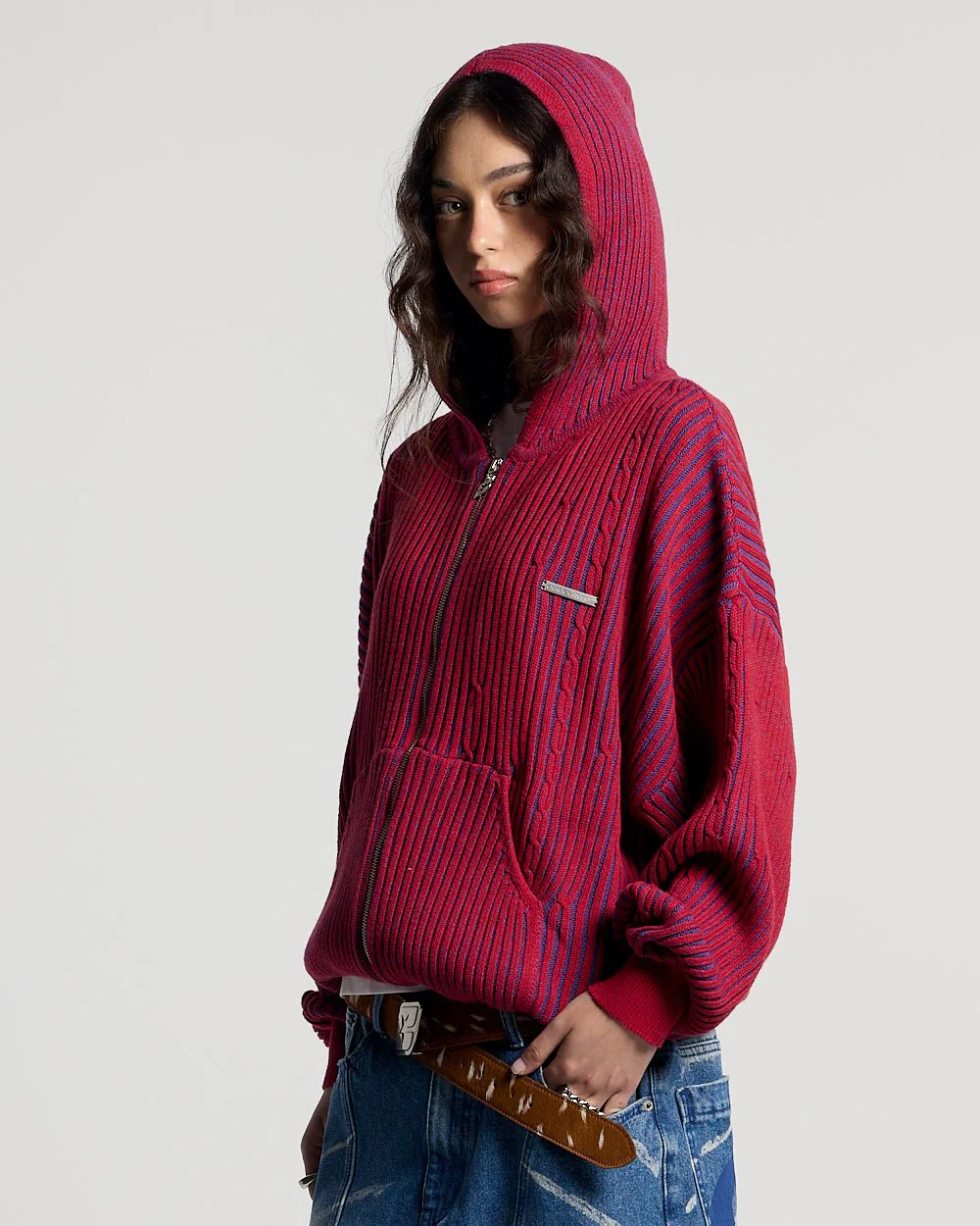VIBE JUNCTION KNIT BLUE & RED - Image 5