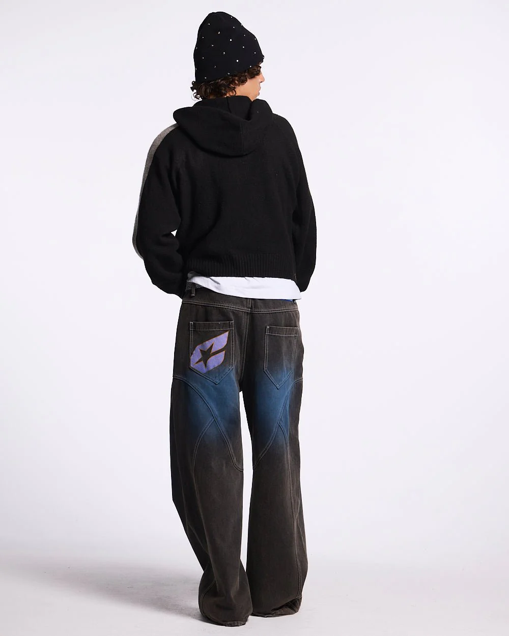 VIBRANT TEDDY KNIT BLACK - Image 4