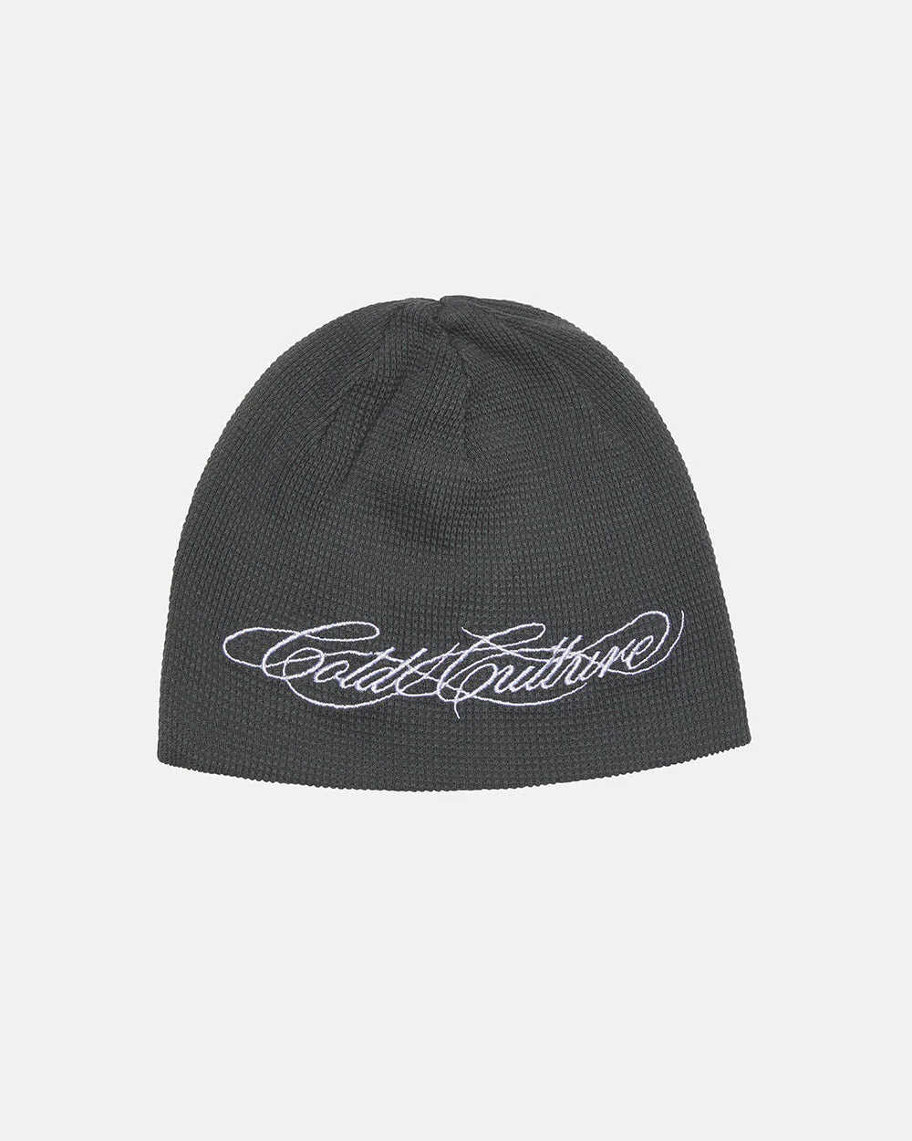 WAFFLE BEANIE BLACK