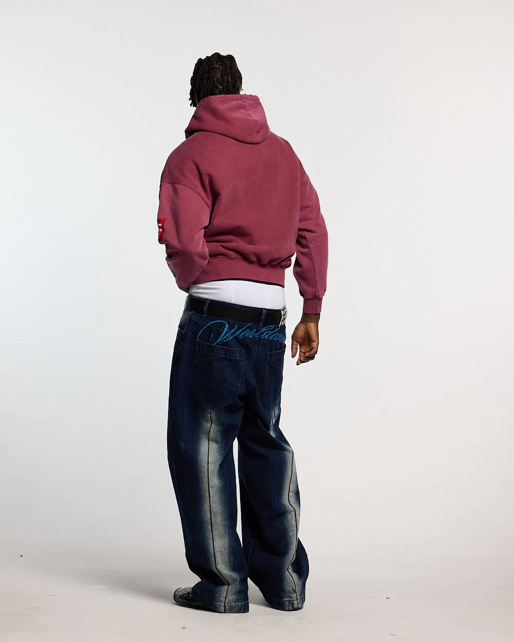 WALKER HOODIE BURGUNDY - Image 4