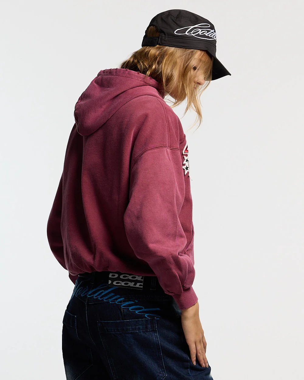 WALKER HOODIE BURGUNDY - Image 6