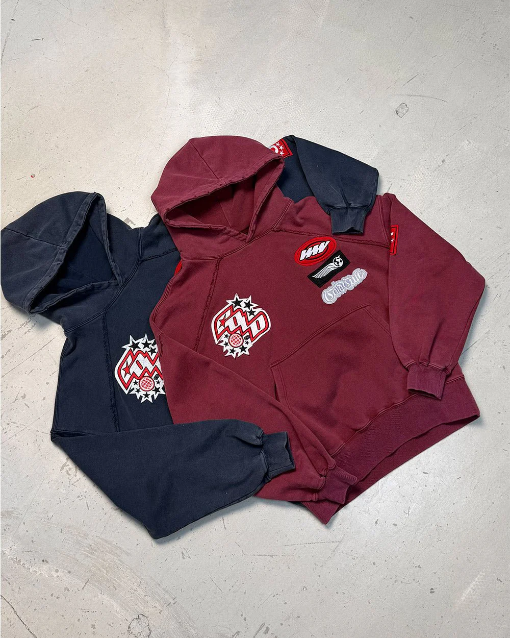 WALKER HOODIE BURGUNDY - Image 7