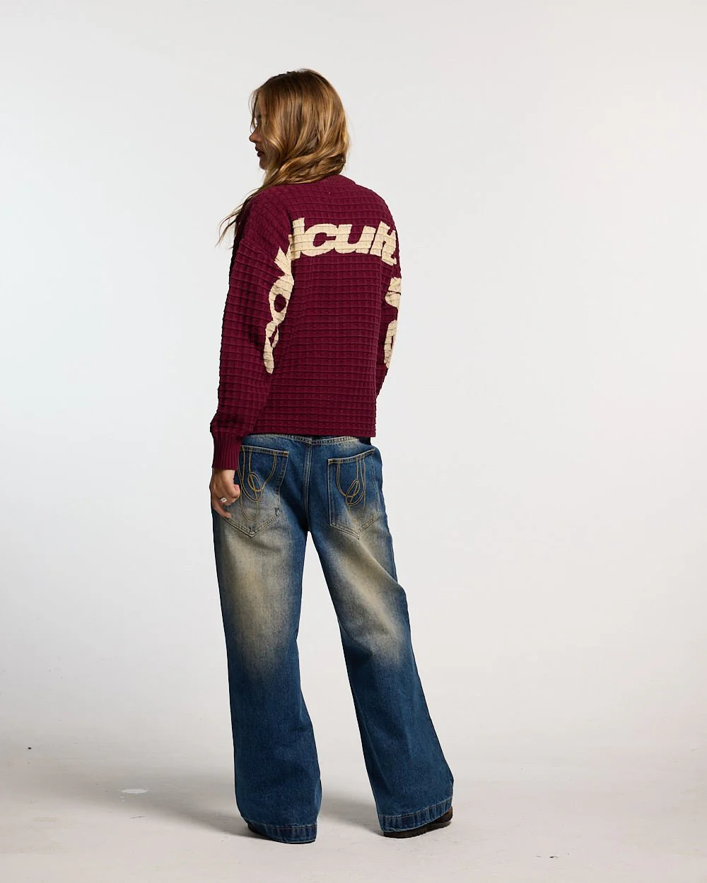 WIBBLE SCRIPT V3 PANTS BLUE - Image 8