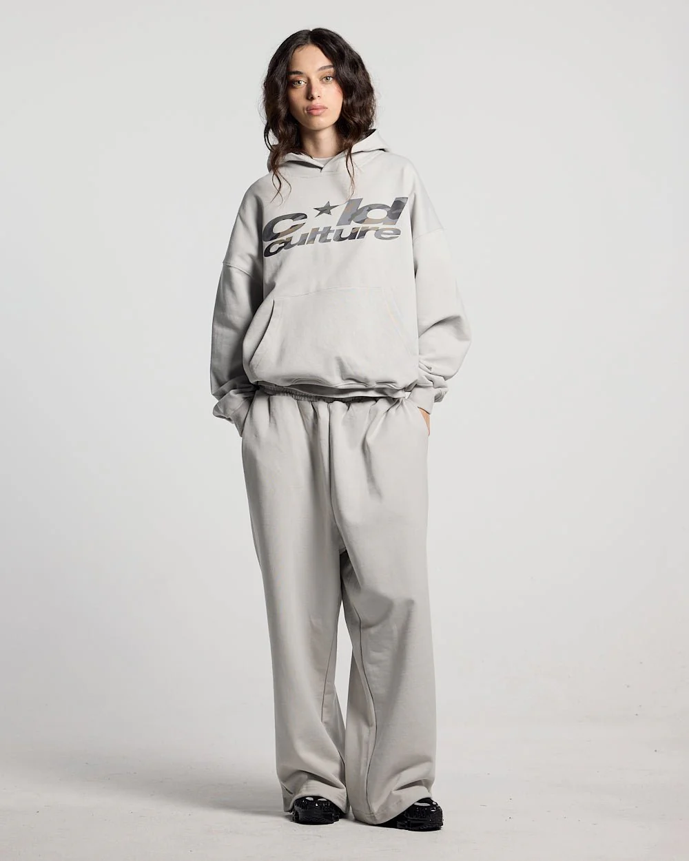 WILD CAMO HOODIE LIGHT GREY - Image 5
