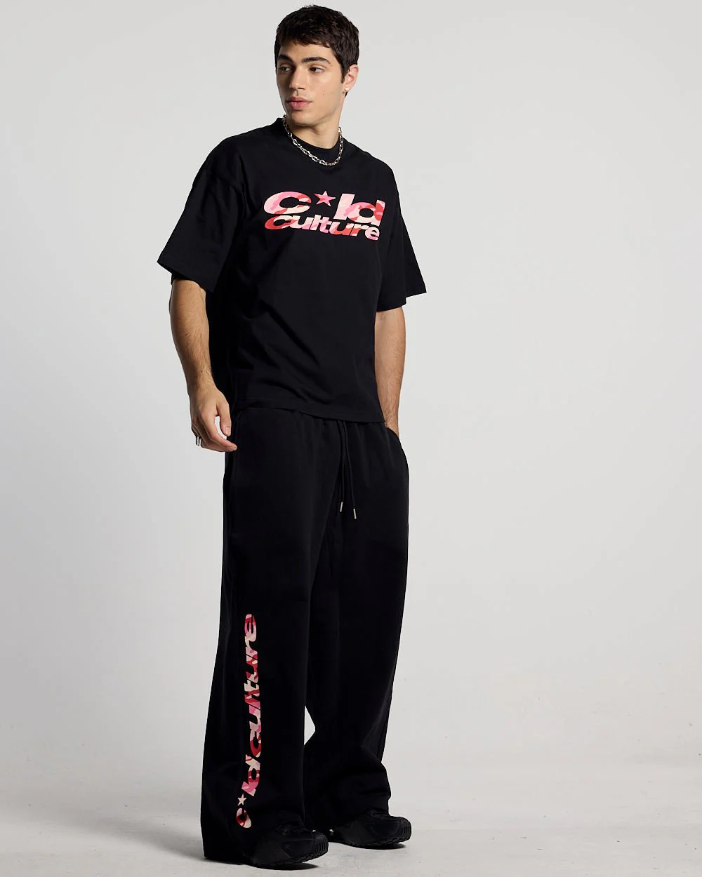 WILD CAMO SWEATPANTS BLACK - Image 5