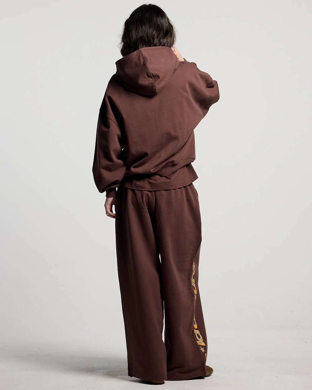 WILD SNAKE HOODIE BROWN - Image 6