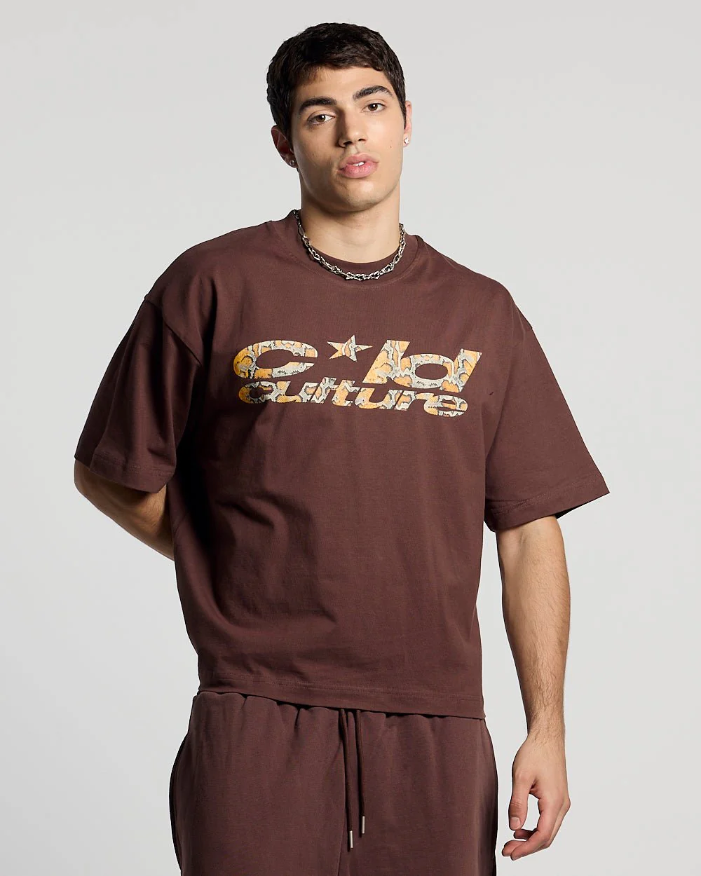 WILD SNAKE TEE BROWN - Image 3