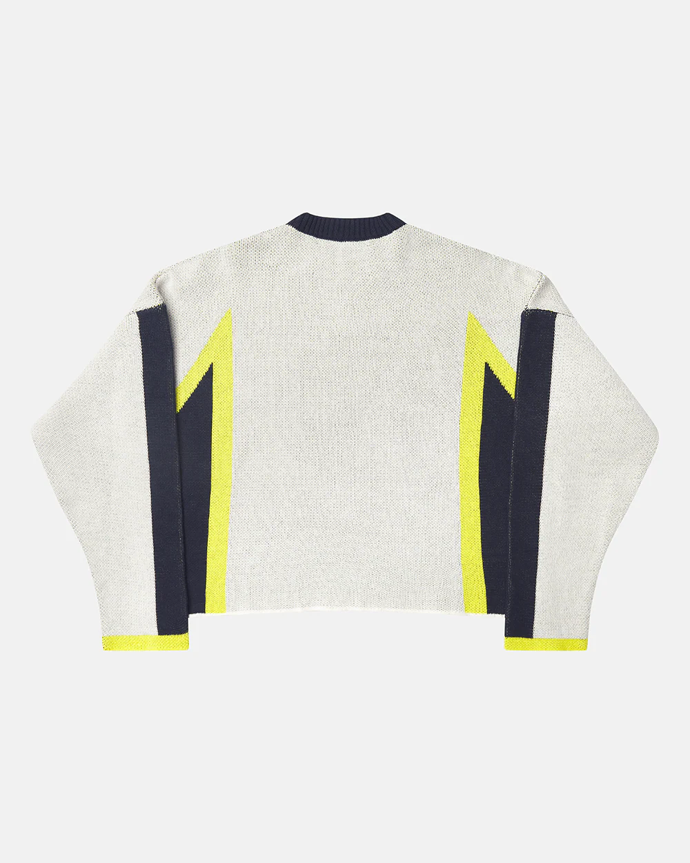 WINNER KNIT BEIGE, DARK BLUE & YELLOW - Image 2