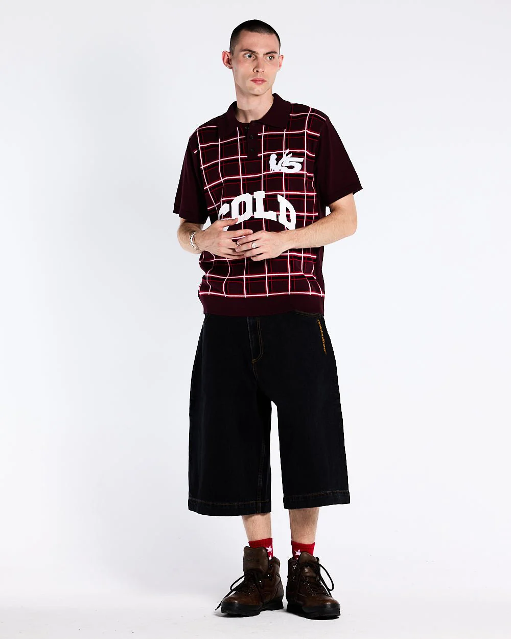 WINNERS V5 POLO RED TARTAN - Image 7