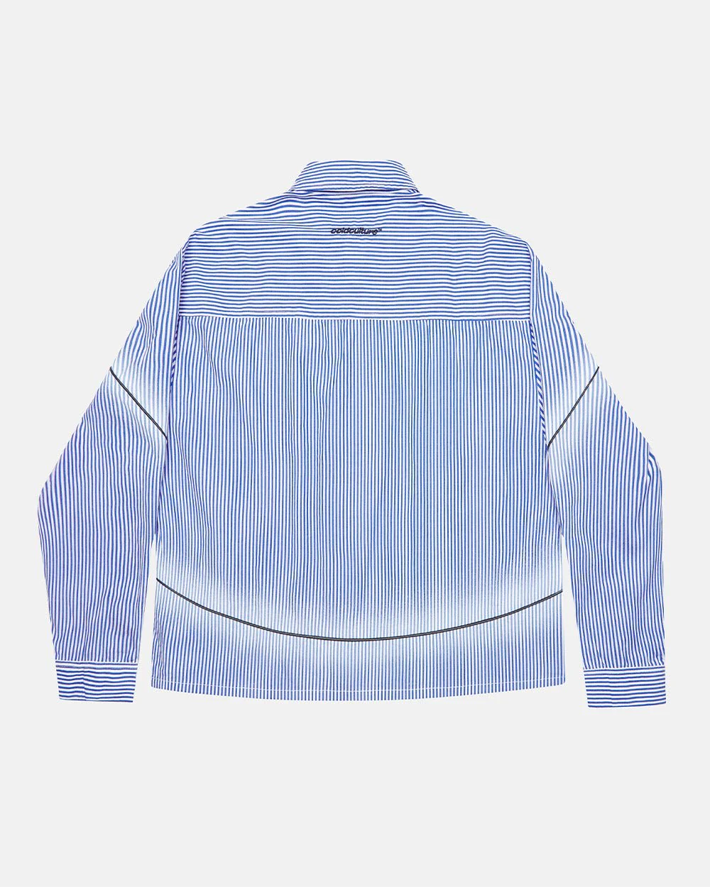 WORLDWIDE LONGSLEEVE SHIRT BLUE & WHITE - Image 3