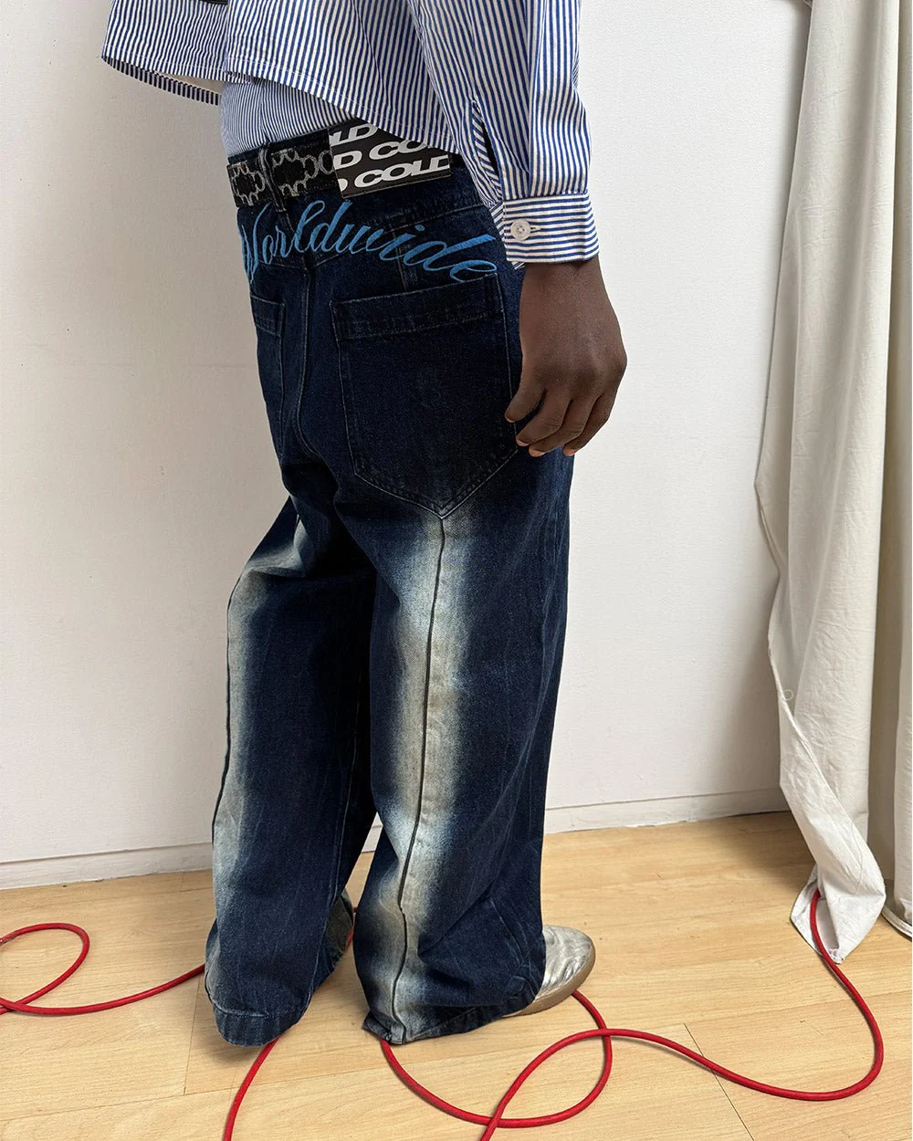 WORLDWIDE V2 PANTS DARK DENIM - Image 11