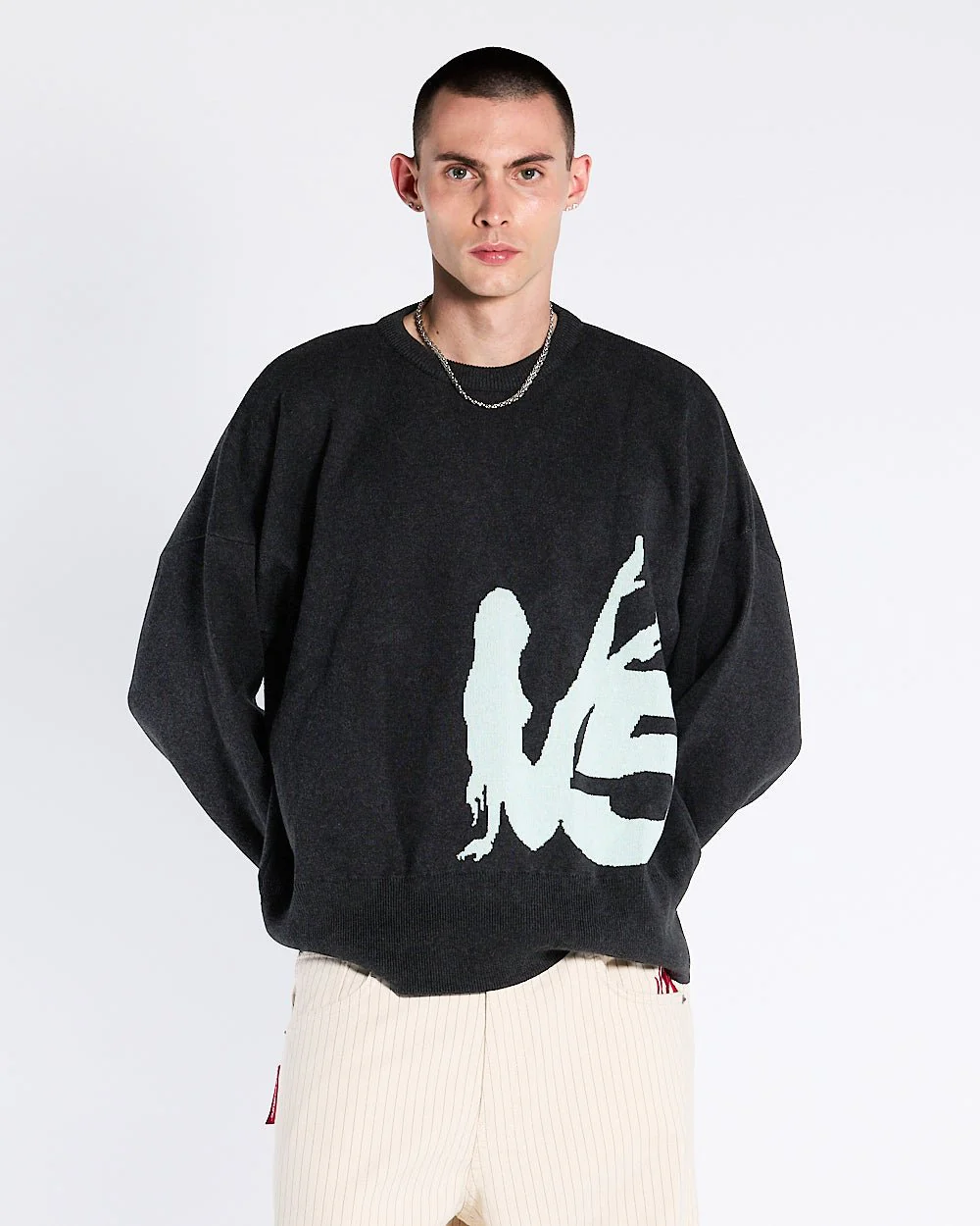YURE KNIT DARK GREY - Image 3